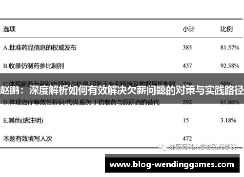 赵鹏：深度解析如何有效解决欠薪问题的对策与实践路径