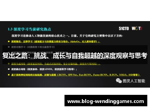 复出之路：挑战、成长与自我超越的深度观察与思考